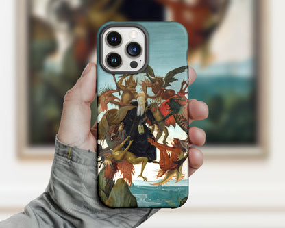 Michelangelo Buonarroti - The Torment of Saint Anthony iPhone case