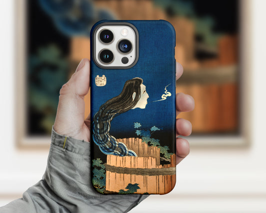 Katsushika Hokusai - The Mansion of the Plates iPhone case