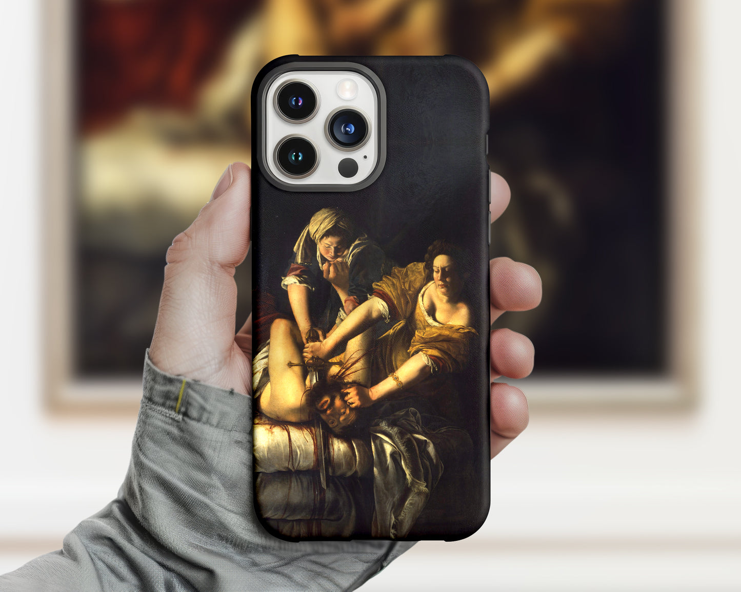 Artemisia Gentileschi - Judith Slaying Holofernes iPhone case