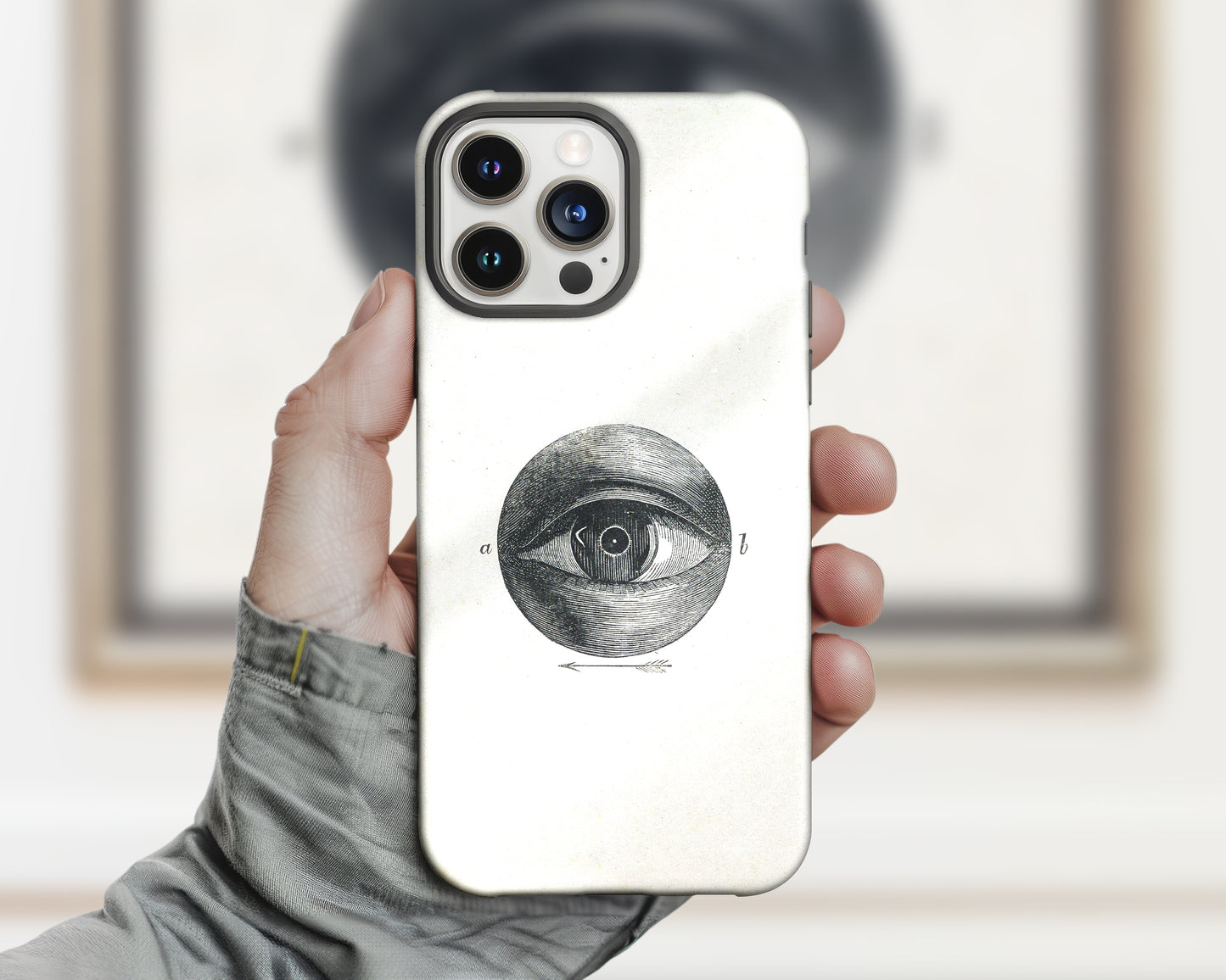 Isaac Weissenbruch - Menselijk Oog Met Een Afwijking iPhone case