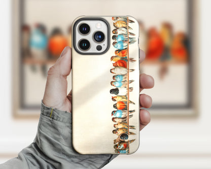 Hector Giacomelli - A Perch of Birds iPhone case