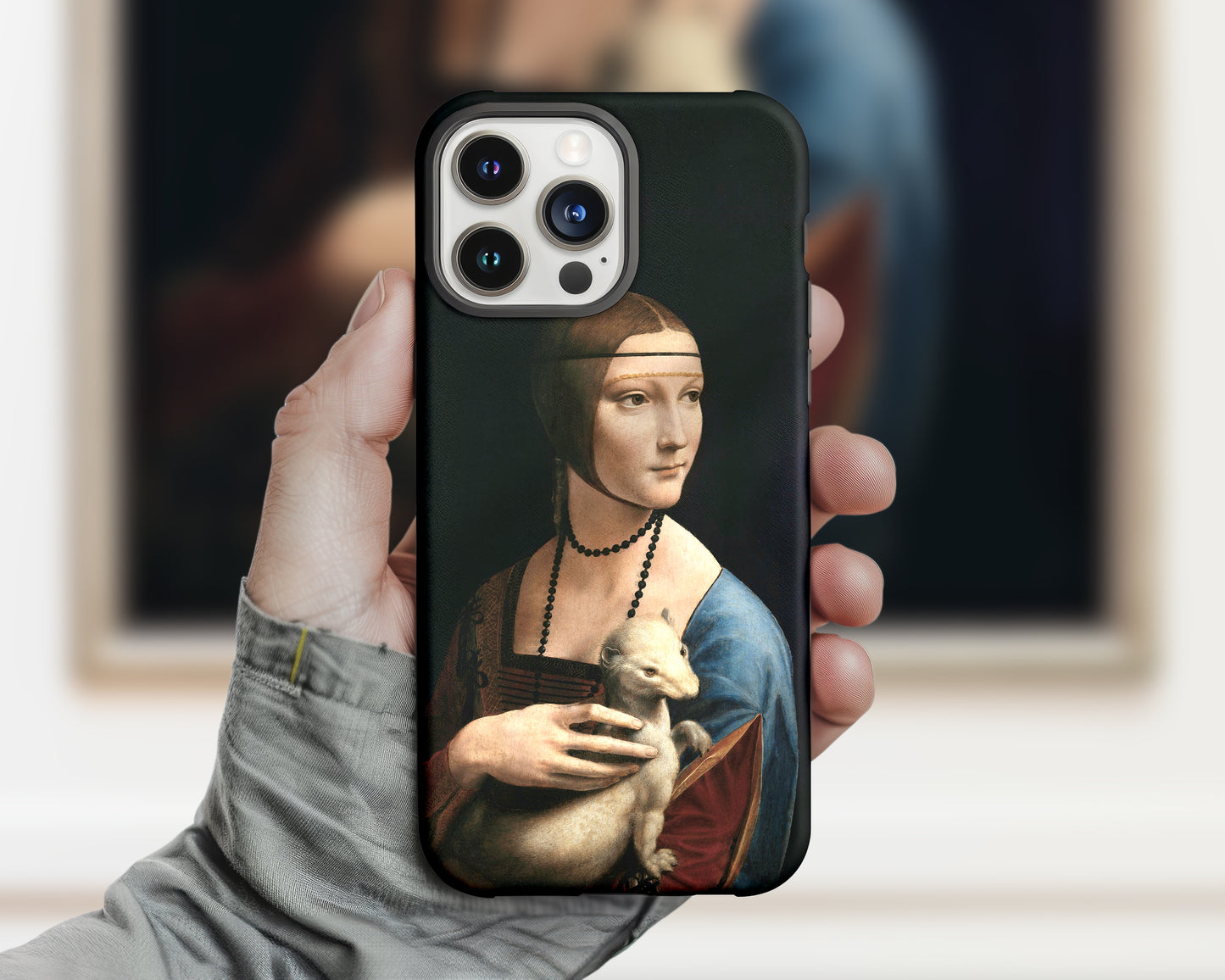 Leonardo Da Vinci - Lady with an Ermine iPhone case