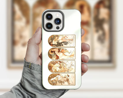 Alphonse Maria Mucha - The Seasons iPhone case