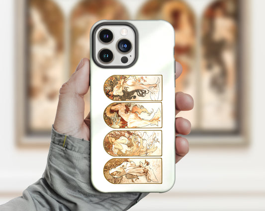 Alphonse Maria Mucha - The Seasons iPhone case