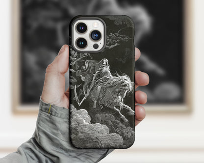 Gustave Dore - The Vision of Death iPhone case