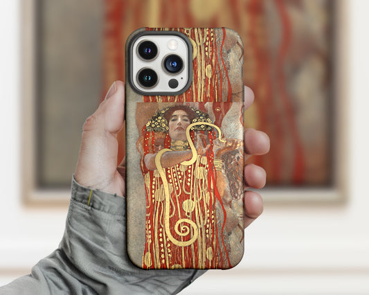 Gustav Klimt - Hygieia iPhone case