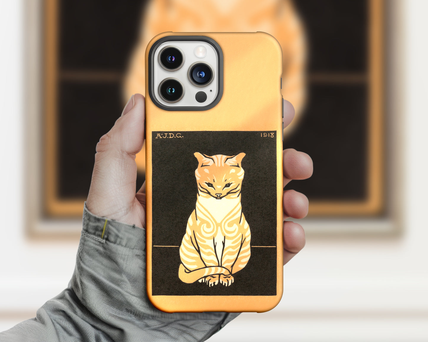 Julie de Graag - Sitting Cat iPhone case