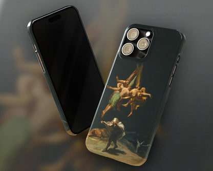 Francisco Goya - Witches' Flight iPhone case