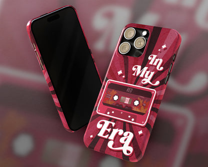 In my Red era vintage cassette tape iPhone case