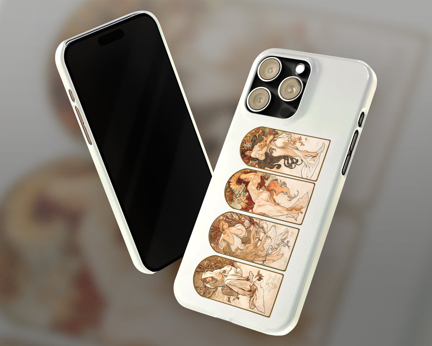 Alphonse Maria Mucha - The Seasons iPhone case