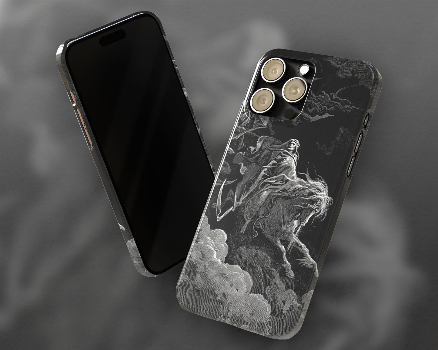Gustave Dore - The Vision of Death iPhone case
