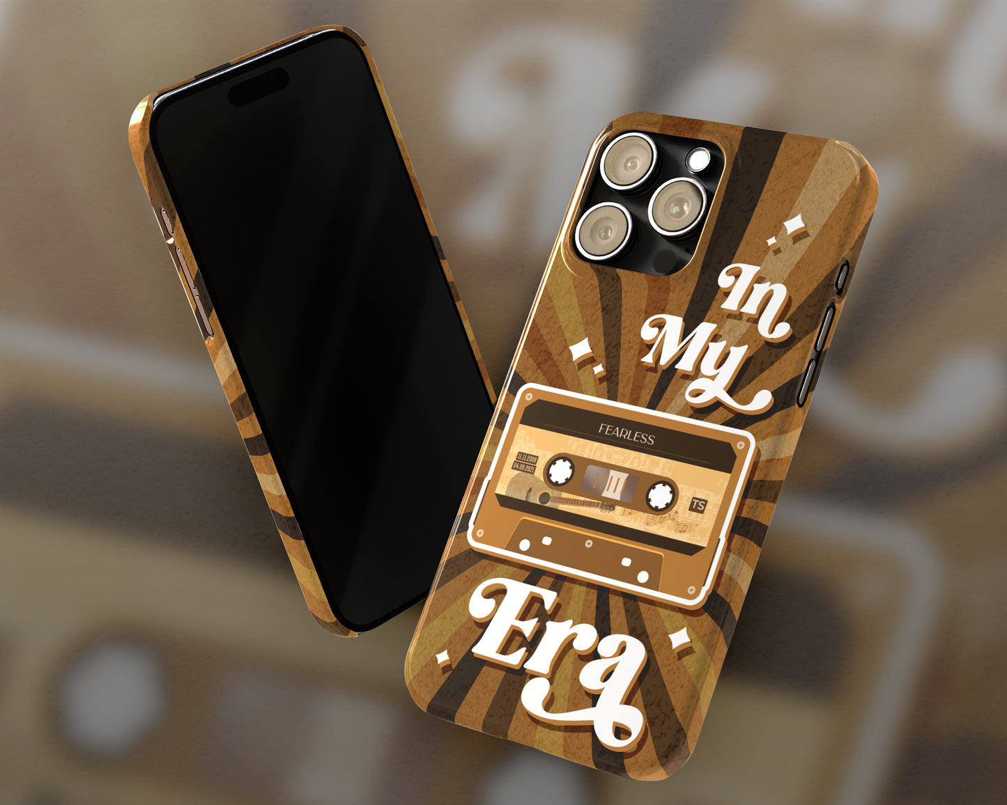 In my Fearless era vintage cassette tape iPhone case