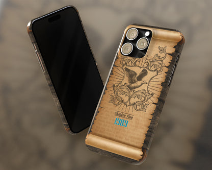 1989 era medieval scroll iPhone case