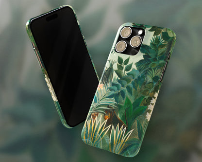 Henri Rousseau - The Equatorial Jungle iPhone case