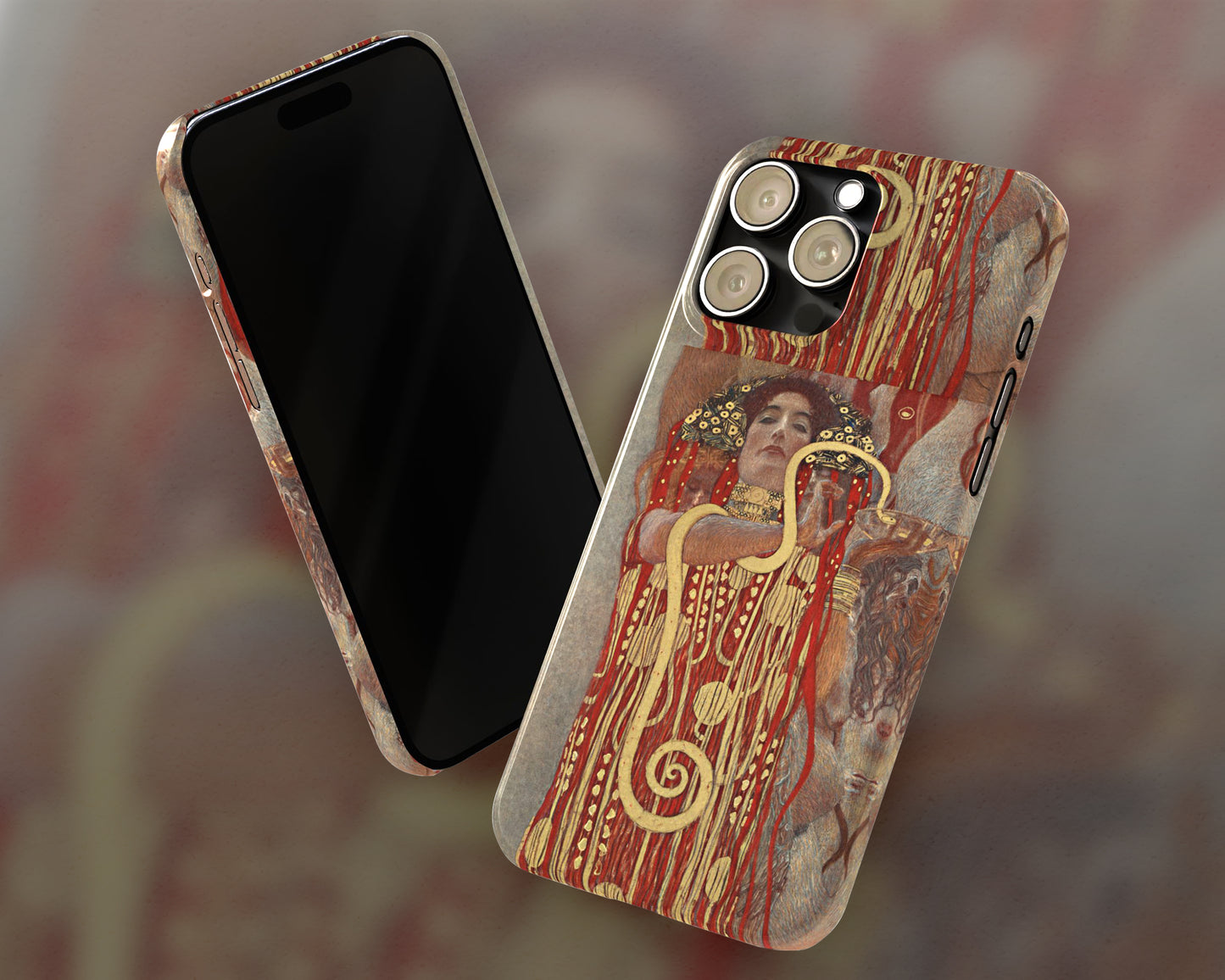 Gustav Klimt - Hygieia iPhone case
