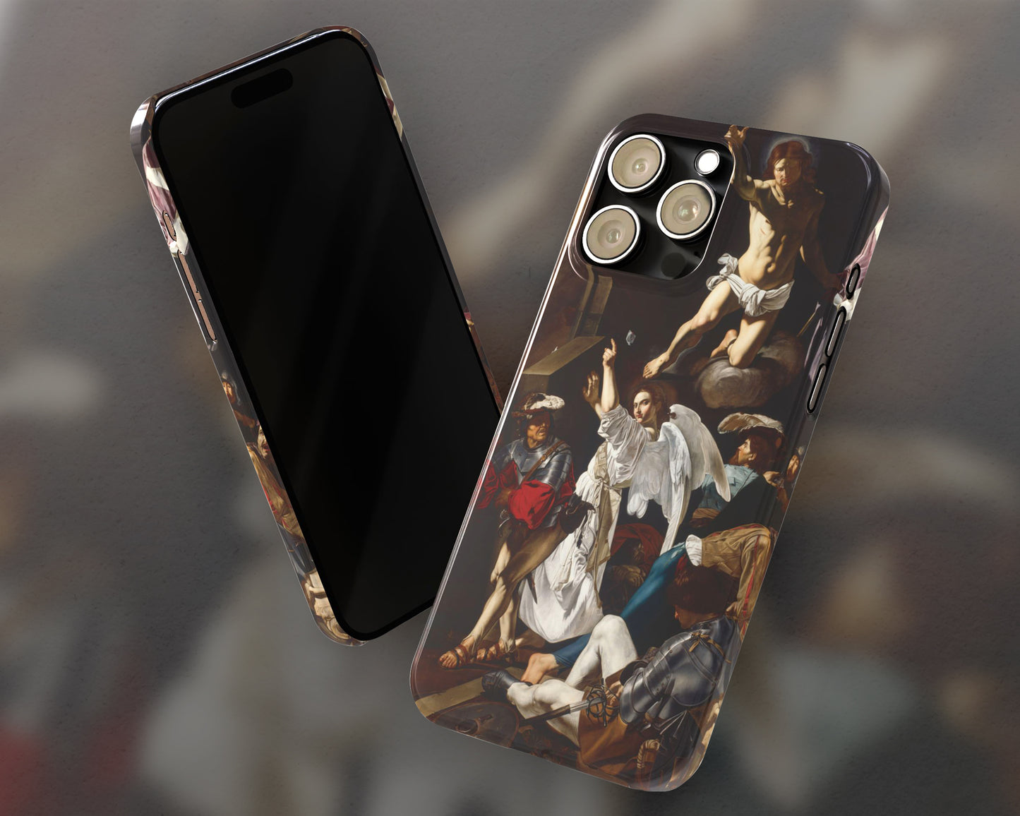 Cecco del Caravaggio - Resurrection iPhone case