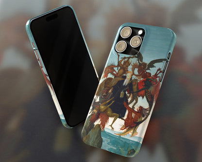 Michelangelo Buonarroti - The Torment of Saint Anthony iPhone case