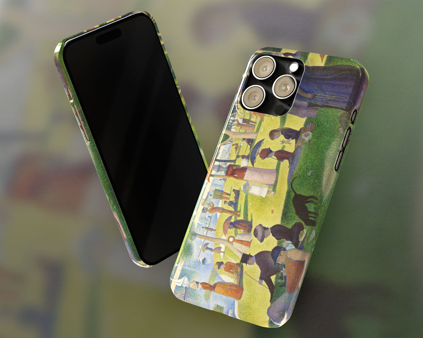 Georges Seurat - A Sunday on La Grande Jatte iPhone case