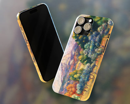 Pierre-Auguste Renoir - Montagne Sainte-Victoire (Paysage) iPhone case