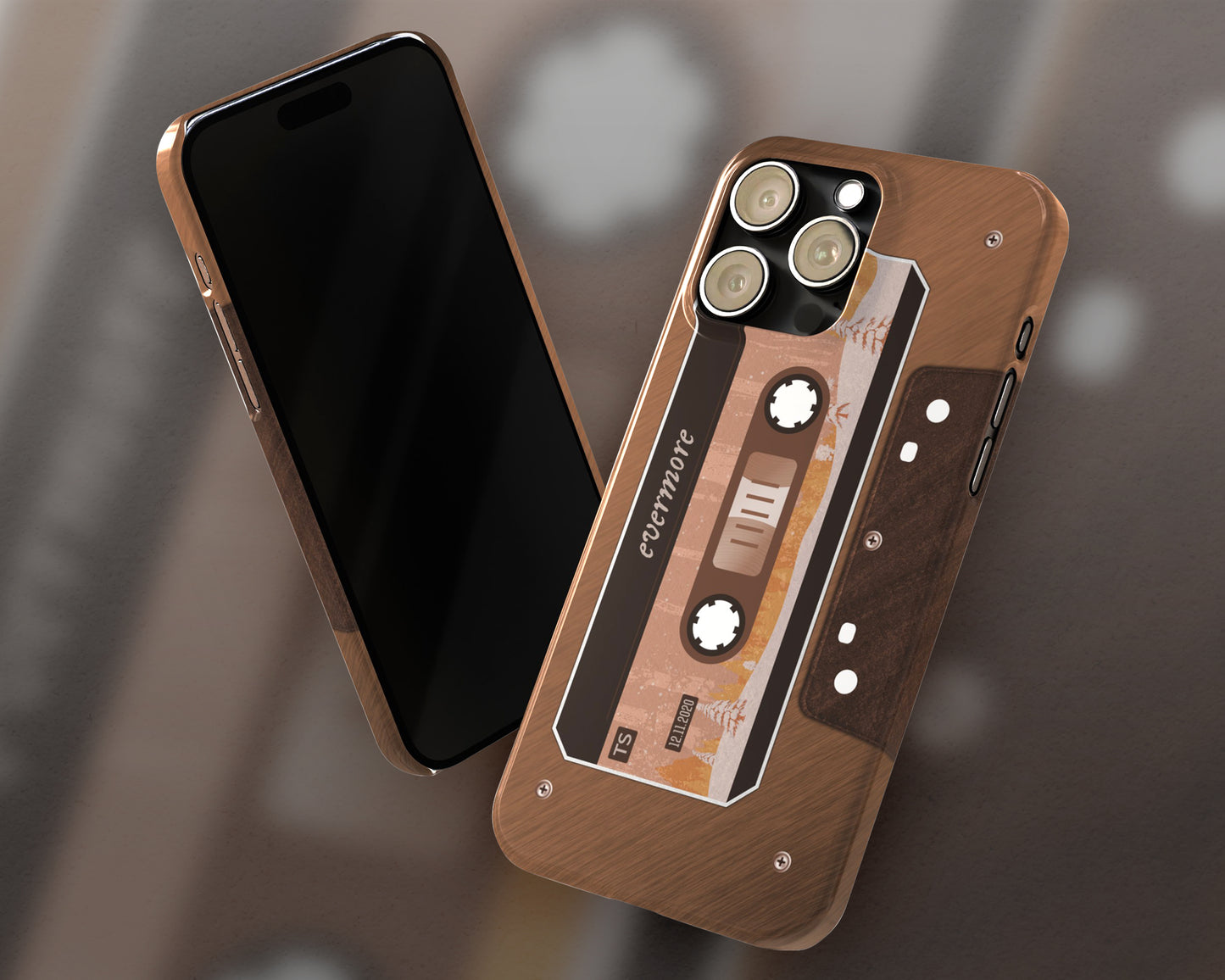 Evermore era cassette tape iPhone case