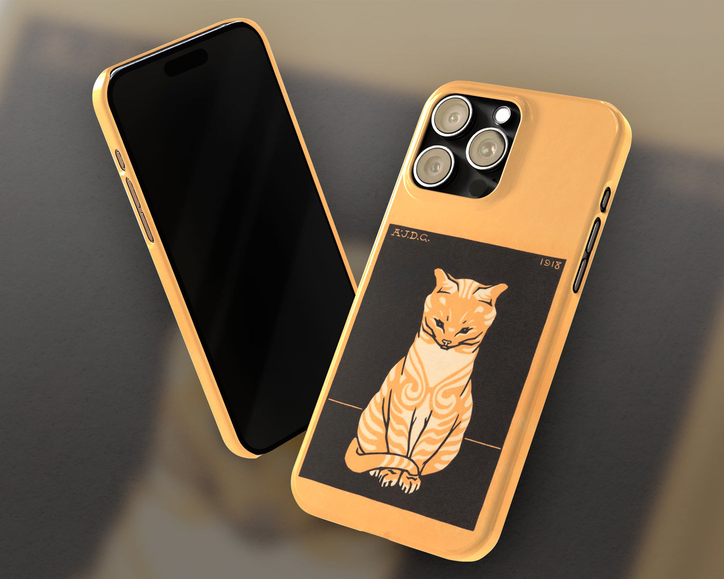 Julie de Graag - Sitting Cat iPhone case