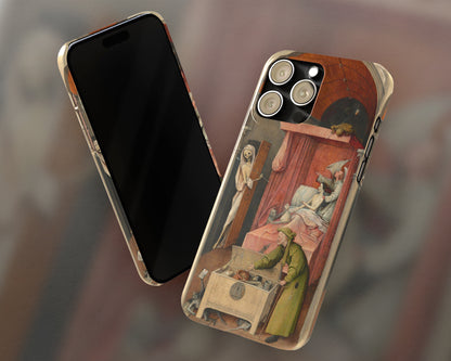 Hieronymus Bosch - Death and the Miser iPhone case