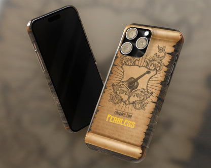 Fearless era medieval scroll iPhone case