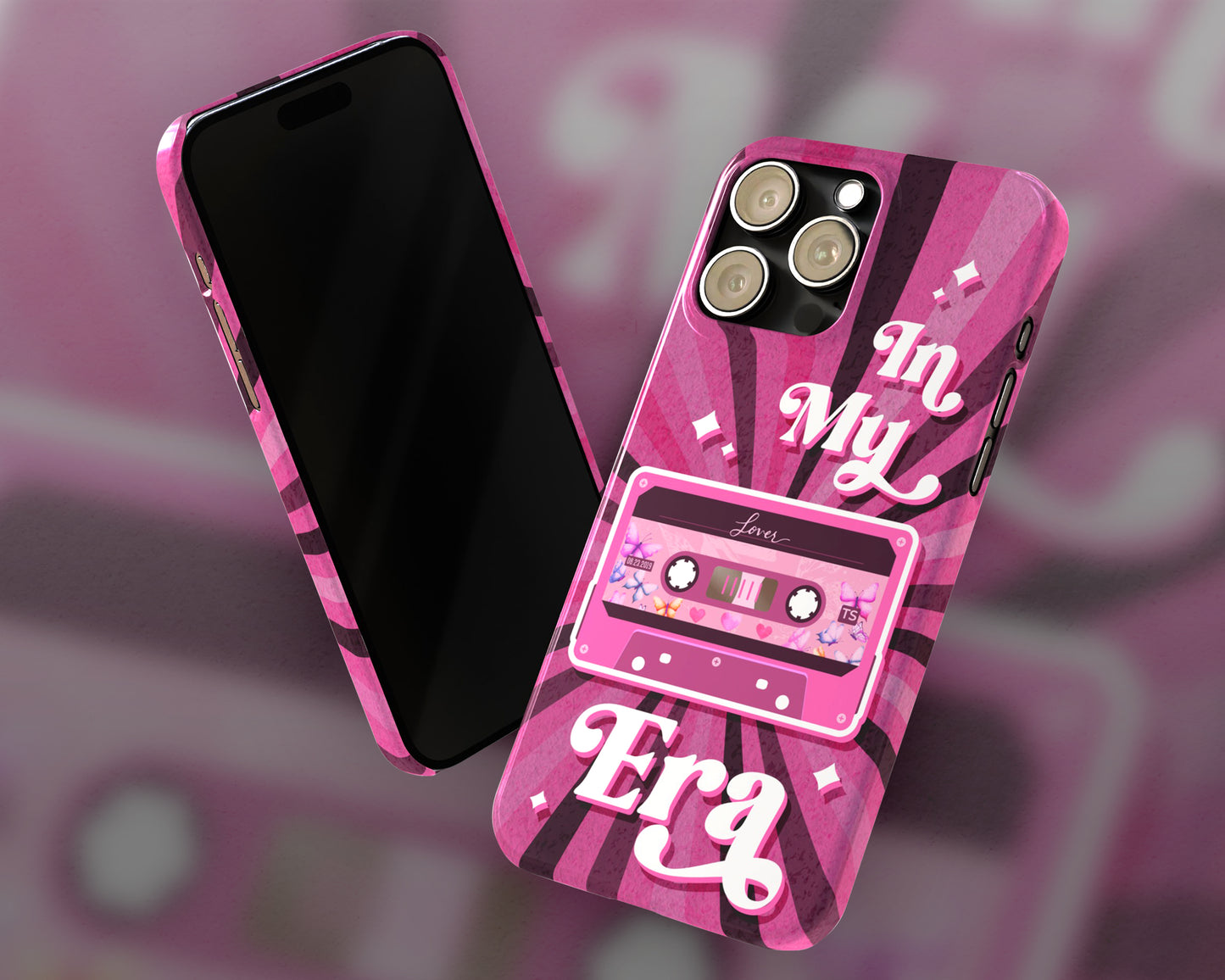 In my Lover era vintage cassette tape iPhone case