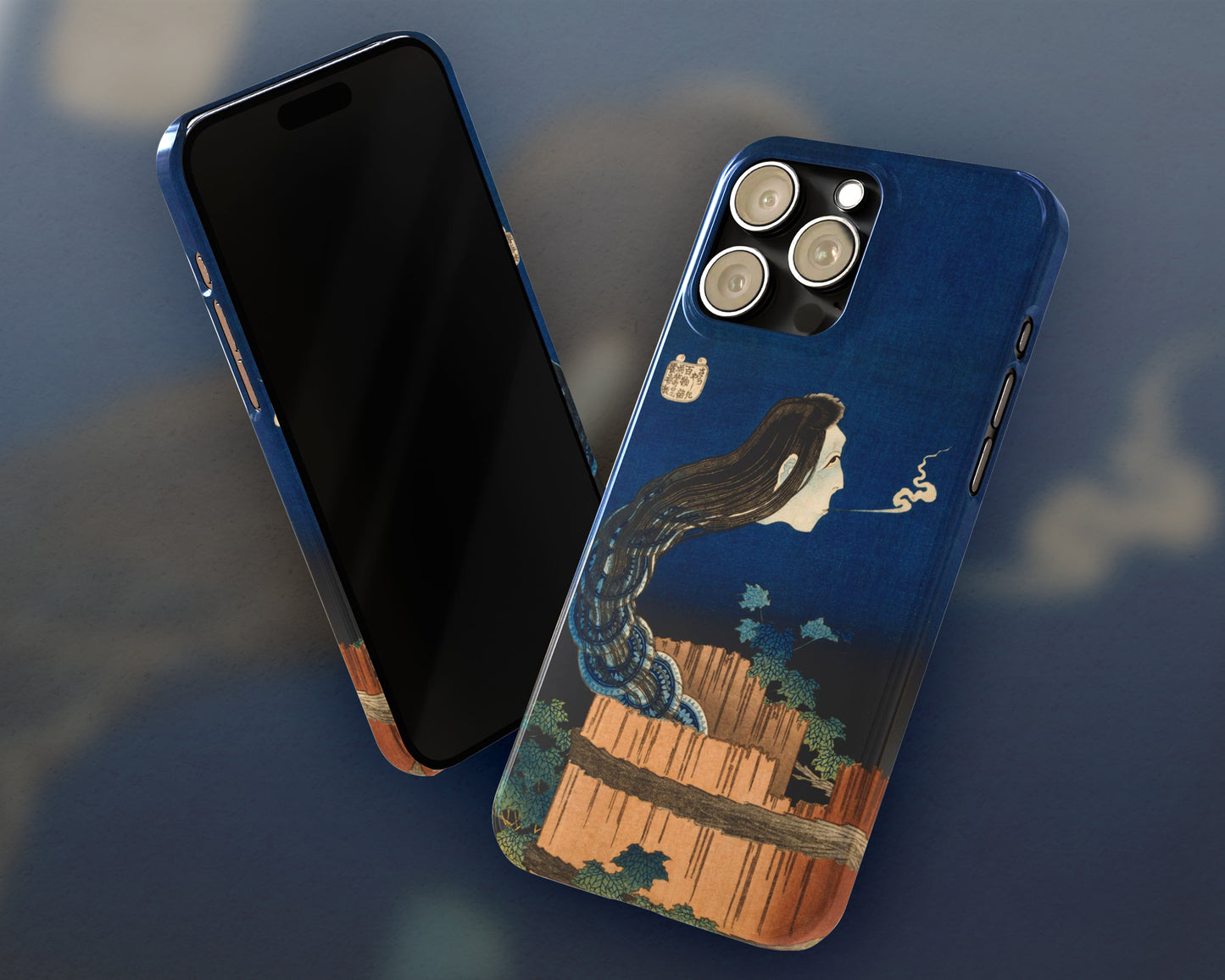 Katsushika Hokusai - The Mansion of the Plates iPhone case