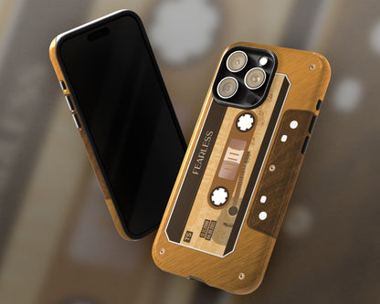 Fearless era cassette tape iPhone case