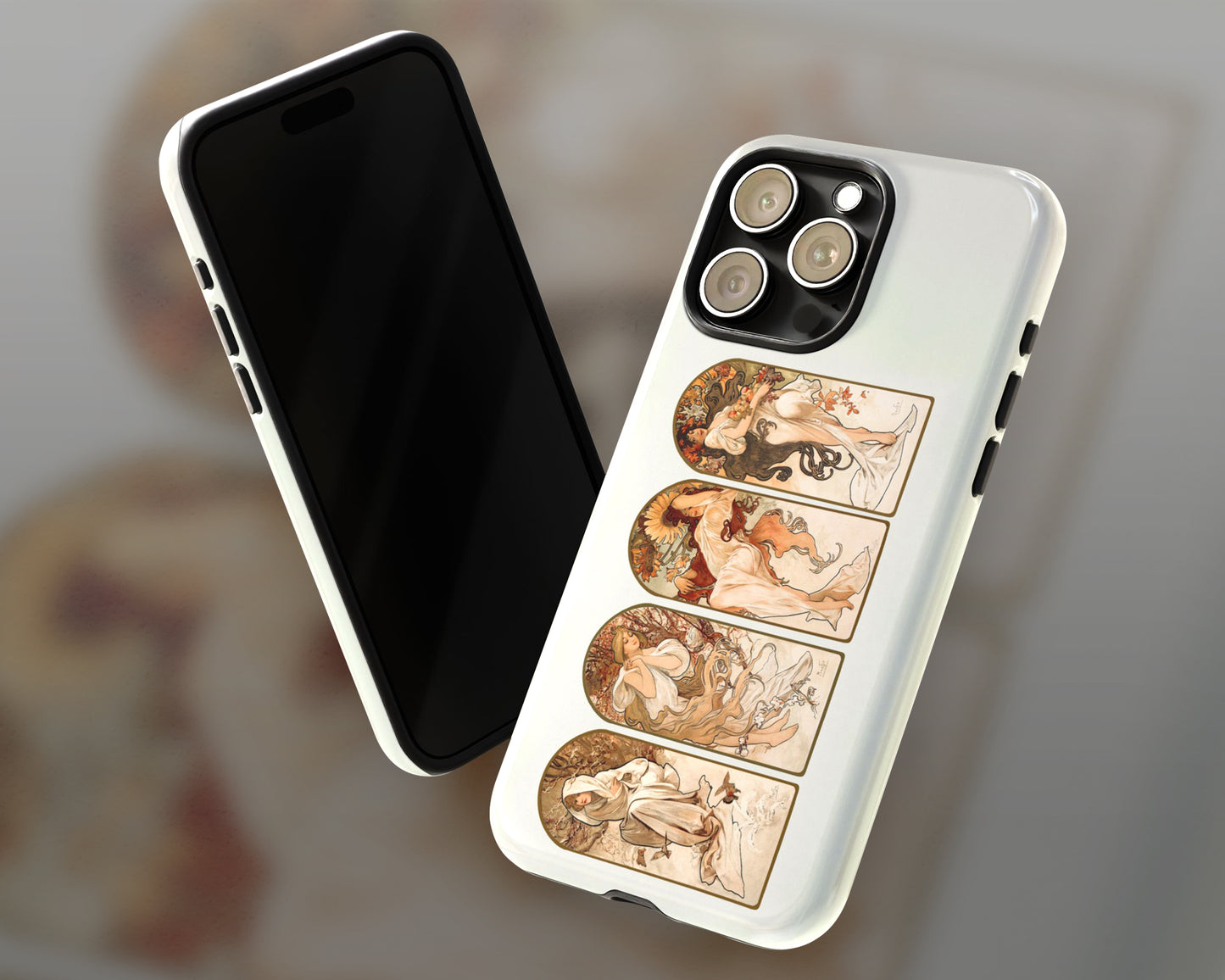Alphonse Maria Mucha - The Seasons iPhone case