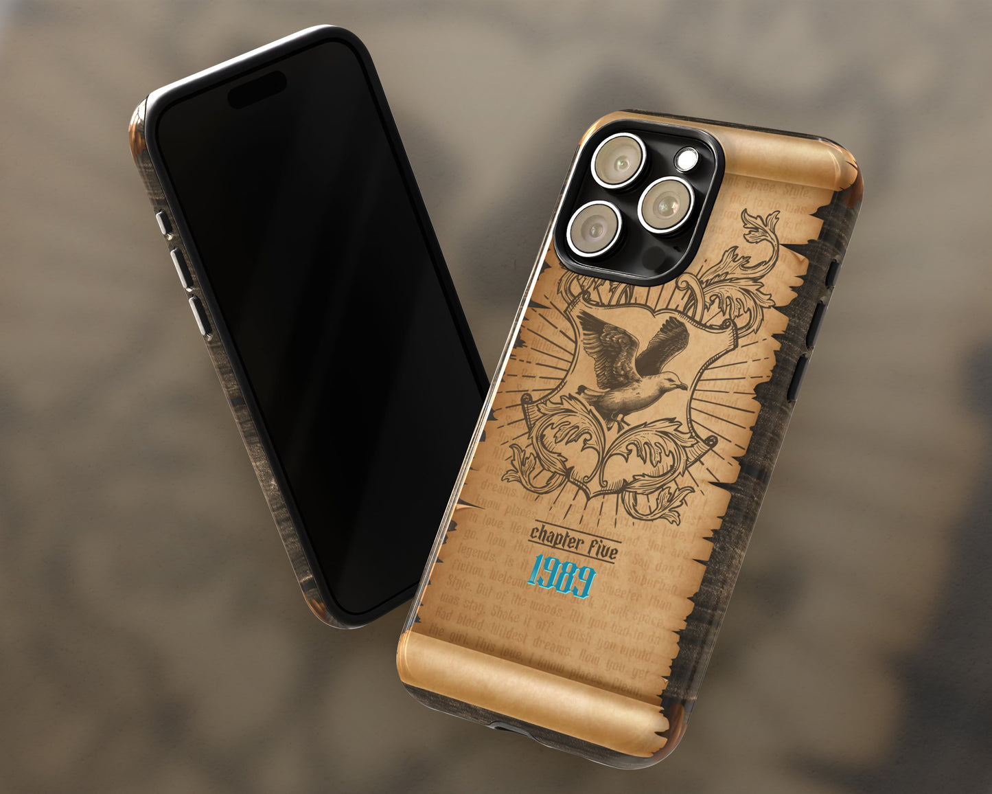1989 era medieval scroll iPhone case
