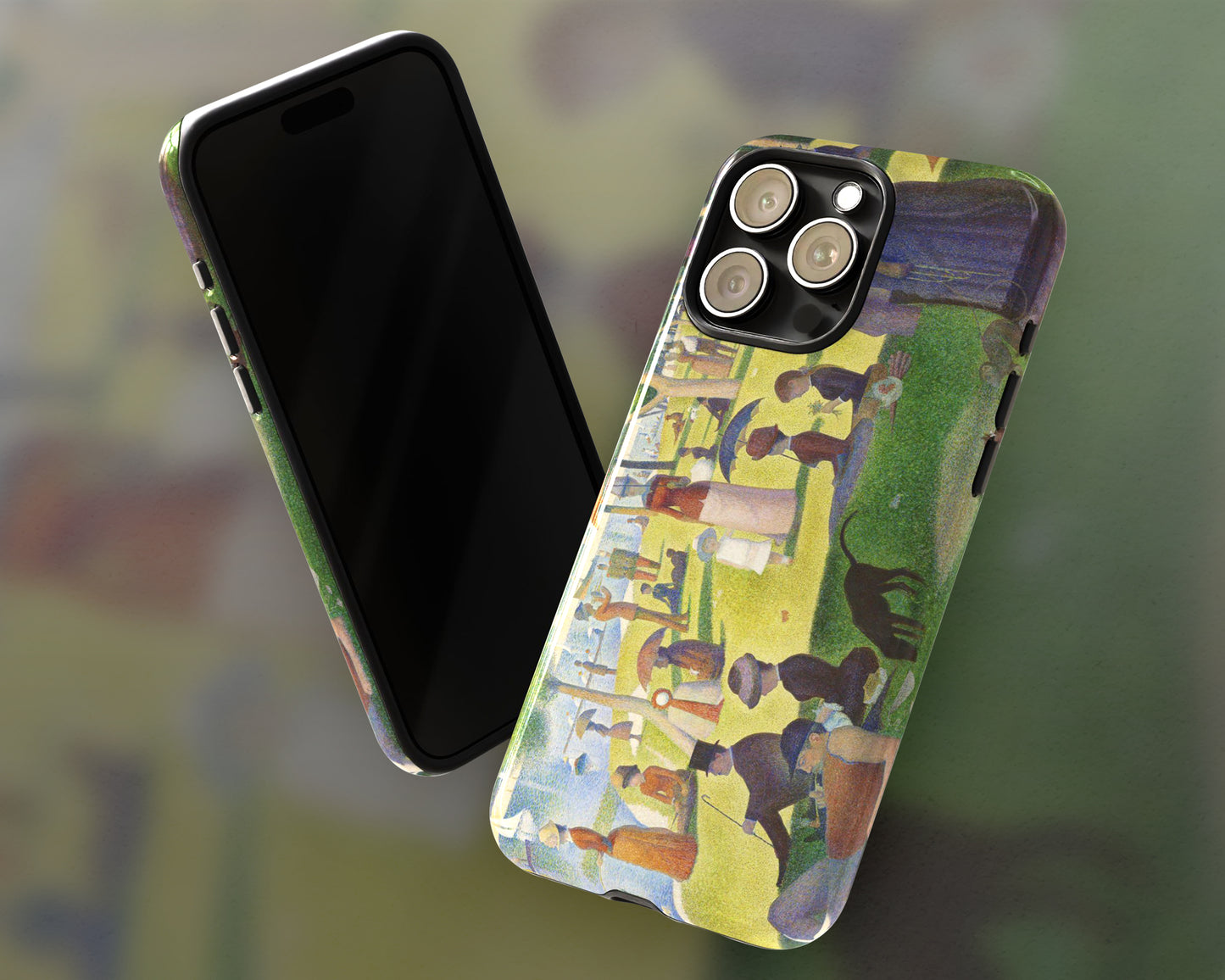 Georges Seurat - A Sunday on La Grande Jatte iPhone case