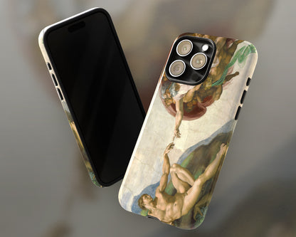 Michelangelo Buonarroti - The Creation of Adam iPhone case