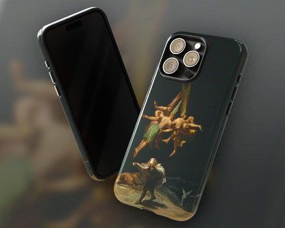 Francisco Goya - Witches' Flight iPhone case