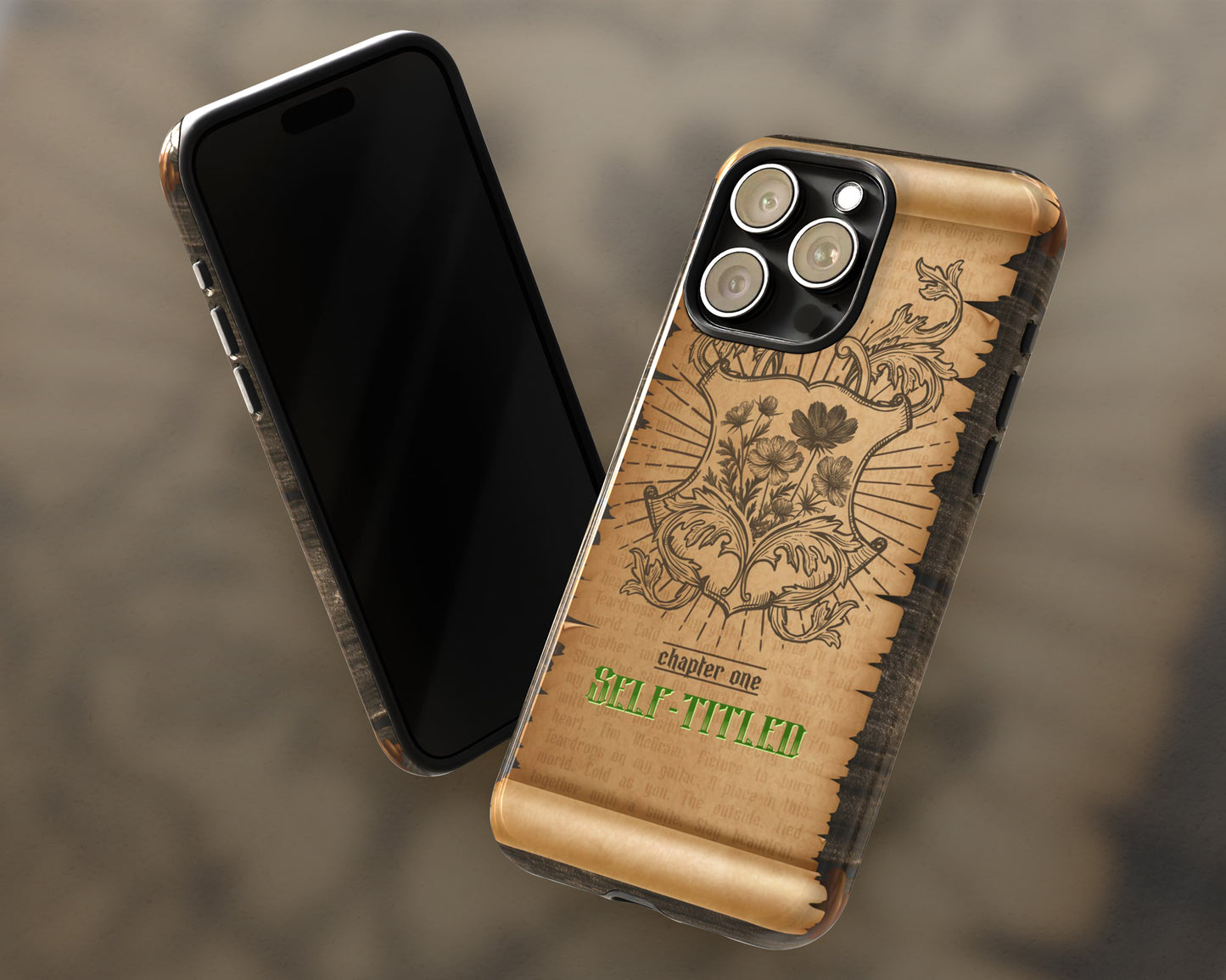 Self-titled era medieval scroll iPhone case