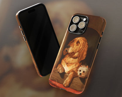 Edwin Landseer - Dignity and Impudence iPhone case