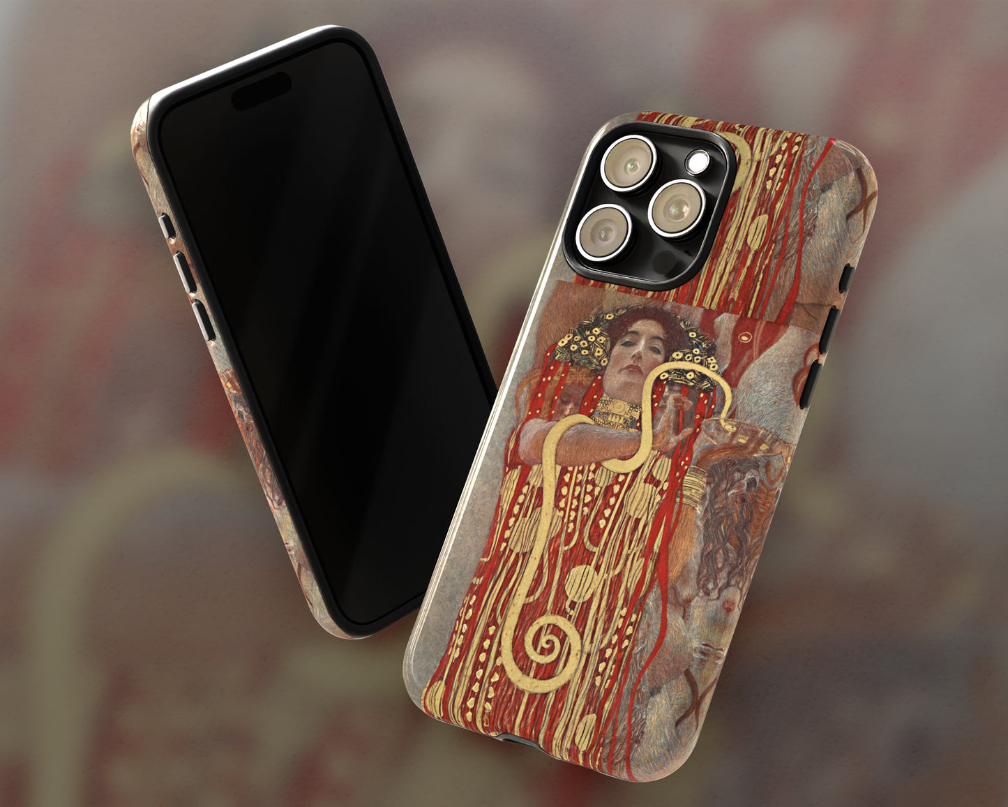 Gustav Klimt - Hygieia iPhone case