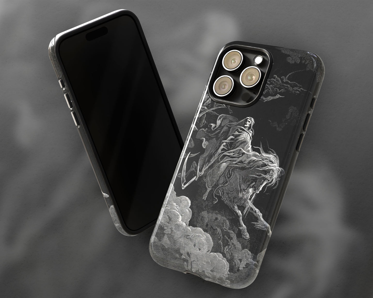 Gustave Dore - The Vision of Death iPhone case