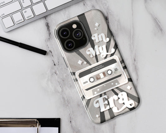 In my Tortured Poets era vintage cassette tape iPhone case