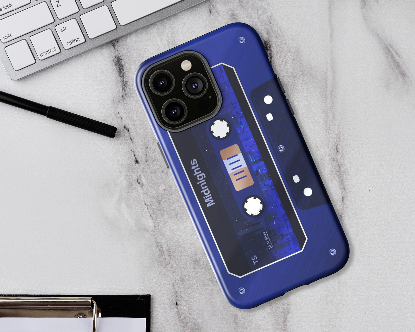 Midnights era cassette tape iPhone case
