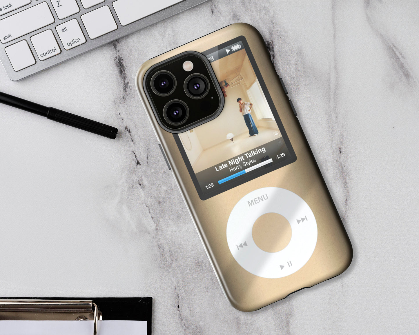 Song playing on iPod Nano iPhone case