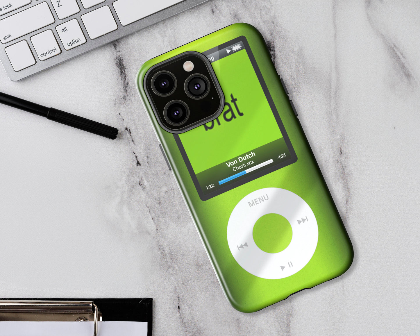 Song playing on iPod Nano iPhone case