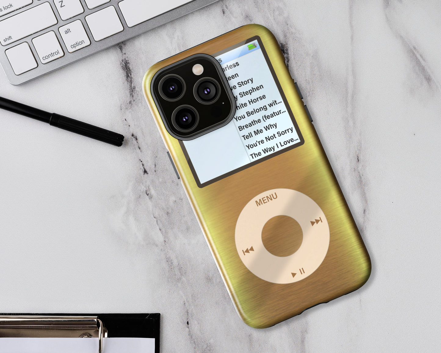 Fearless era iPod Nano style iPhone case