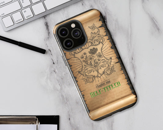 Self-titled era medieval scroll iPhone case