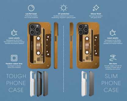 Fearless era cassette tape iPhone case