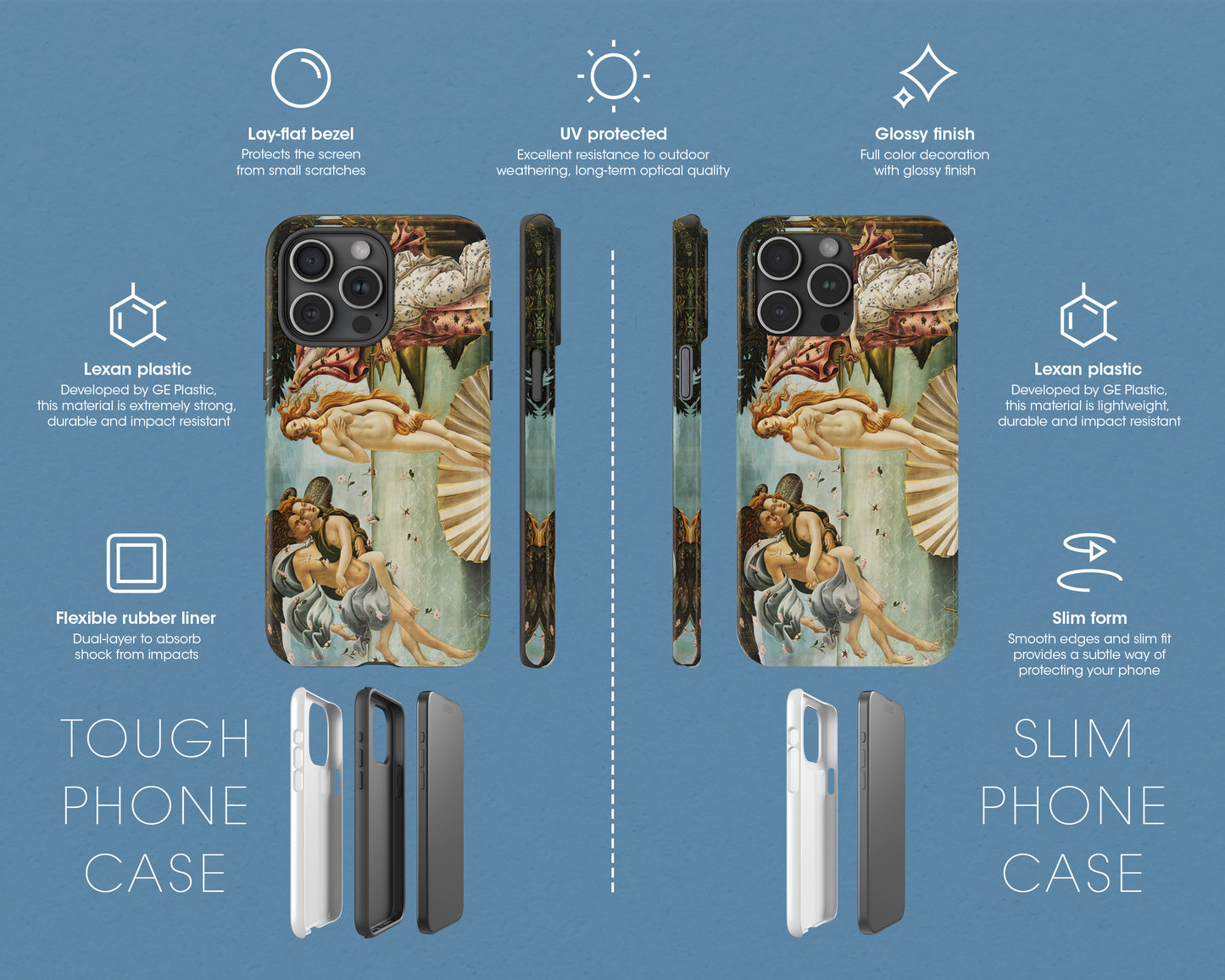 Sandro Botticelli - The Birth of Venus iPhone case