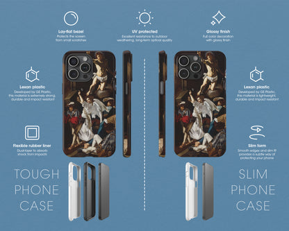 Cecco del Caravaggio - Resurrection iPhone case