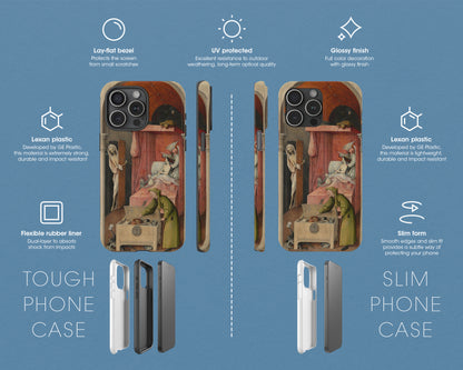 Hieronymus Bosch - Death and the Miser iPhone case