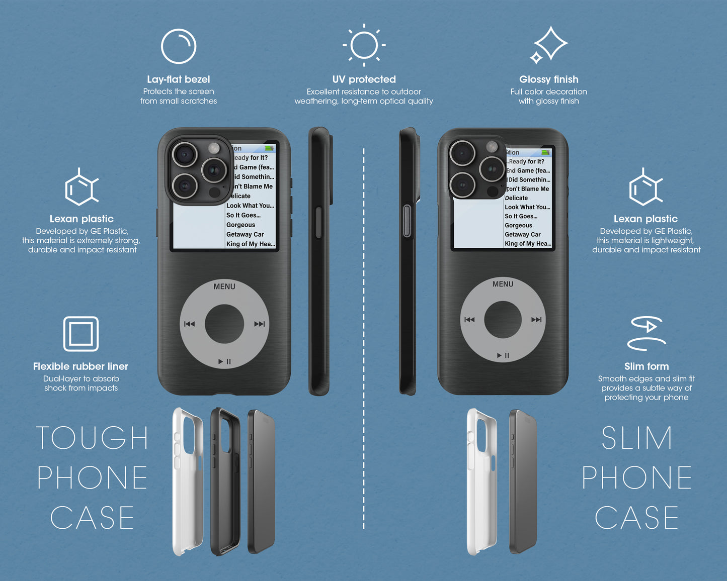 Reputation era iPod Nano style iPhone case